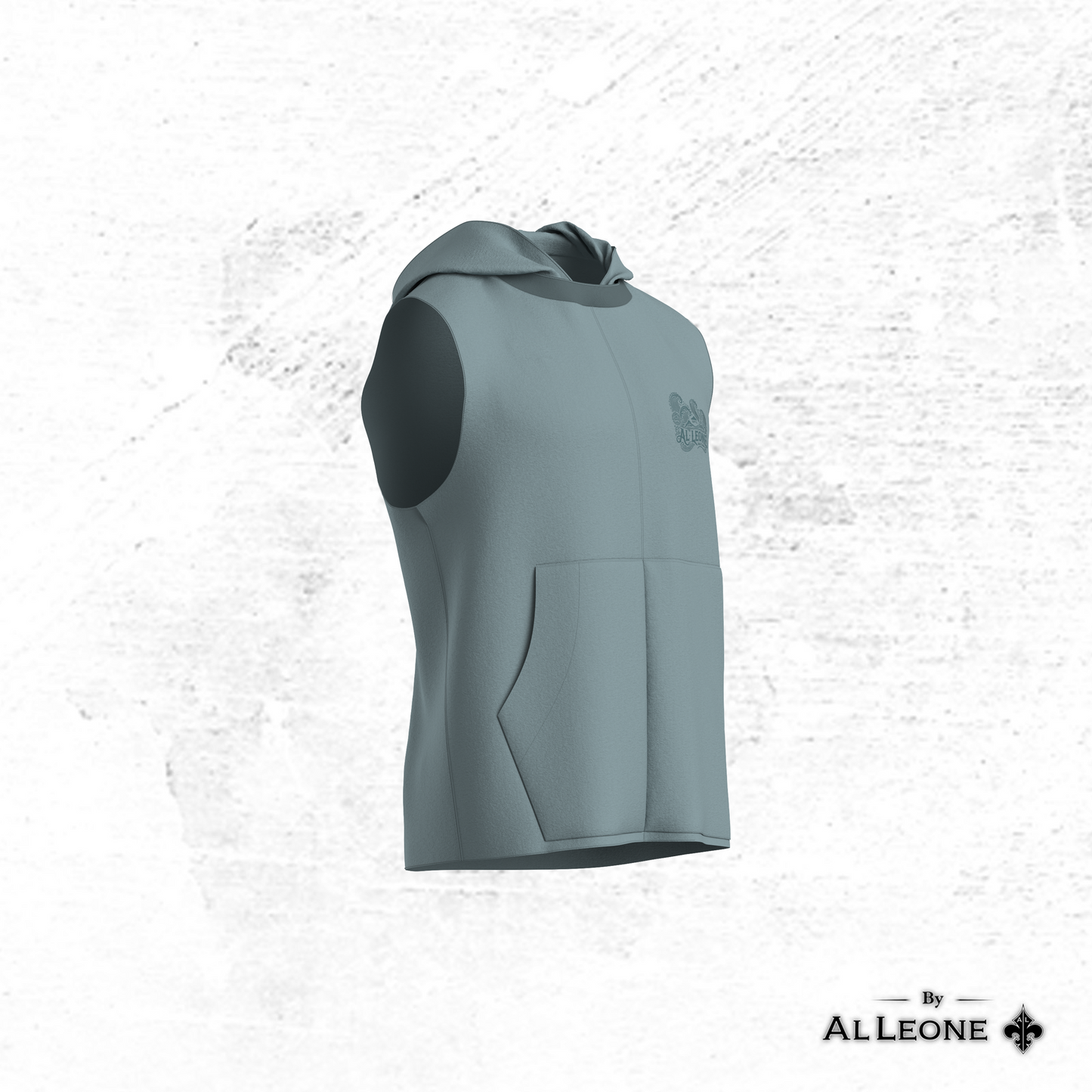 Rolling Wave Sleeveless Hoodie