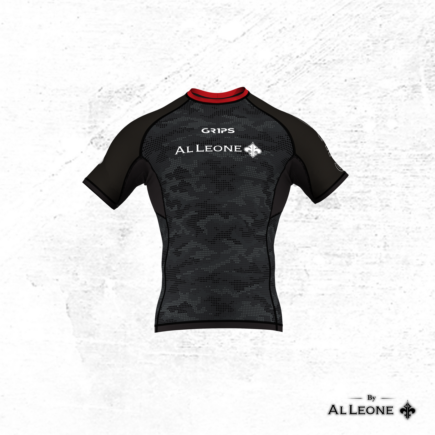 SECRET WEAPON AL BLACK PIXEL RASHGUARD