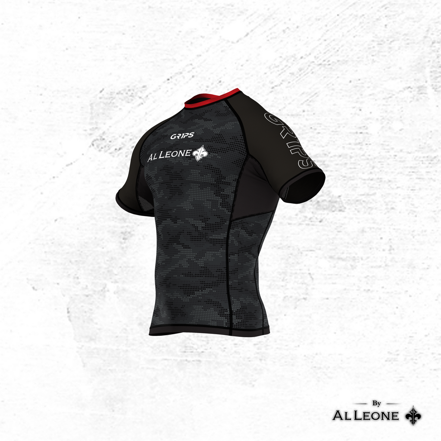 SECRET WEAPON AL BLACK PIXEL RASHGUARD