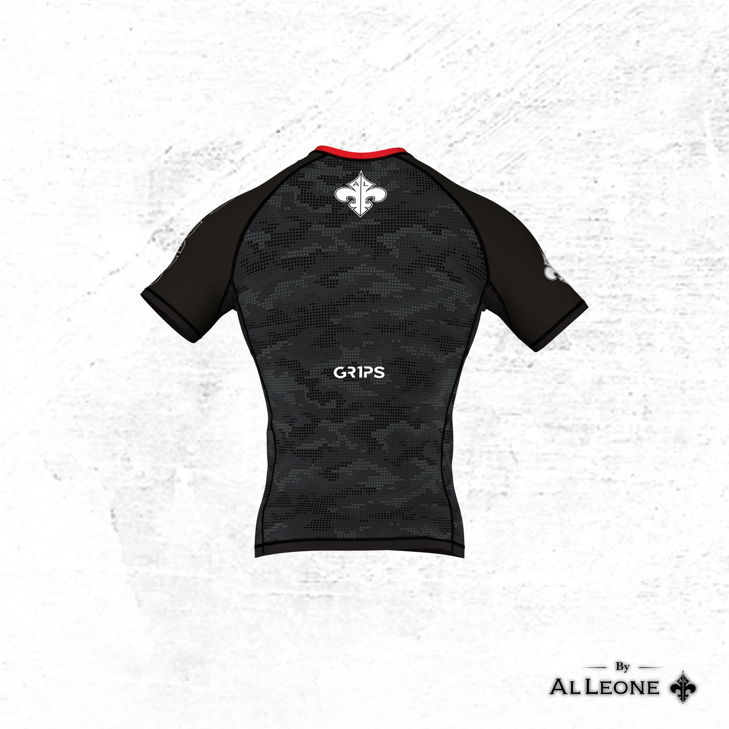 SECRET WEAPON AL BLACK PIXEL RASHGUARD